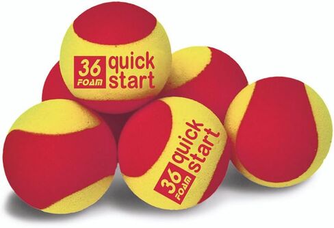 Oncourt Offcourt Quick Start 36" Red Foam Tennis Balls – Set of 12 Balls in Kuwait