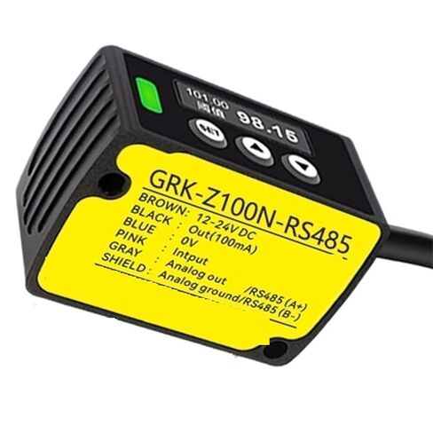 1PCS Distance Ranging Displacements Switch 100mm RS485 Voltage Current Output Displacement Sensor(GRK-Z400N-RS485) in Kuwait