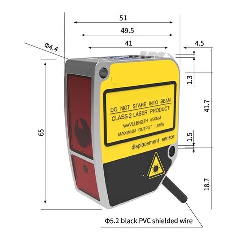 1PCS FSD-LK IP67 Measuring Sensor Displacement Sensor in Kuwait