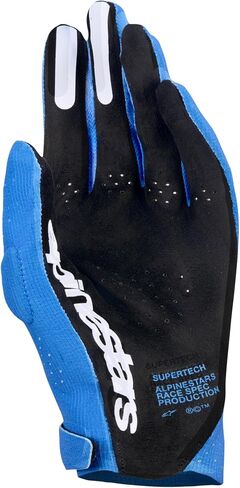 قفازات Alpinestars Supertech MX مقاس L، أزرق UCLA/أسود داكن/أبيض in Kuwait