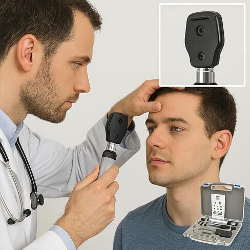 Cynamed Otoscope Diagnostics Ear, Nose and Throat Exam Kit, Perfect Tool for Students in Kuwait