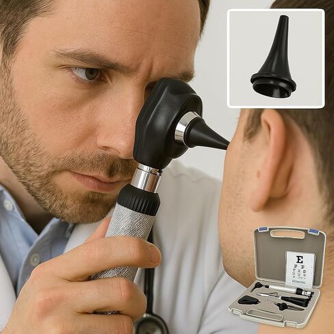 Cynamed Otoscope Diagnostics Ear, Nose and Throat Exam Kit, Perfect Tool for Students in Kuwait