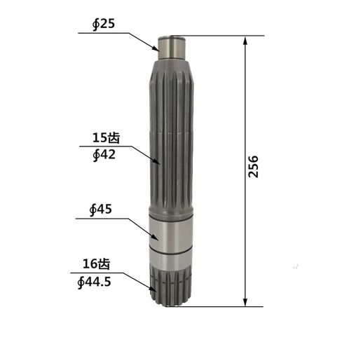 مناسبة ل SK200-1-3and EX200-1 حفارة السفر تروس المحرك عمود المضخة/عمود المحرك 16/15 الأسنان in Kuwait