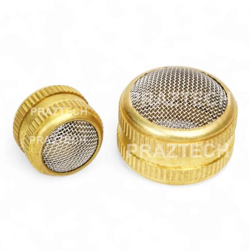 PRAZTECH® Ultrasonic Cleaning Brass Basket Compact with Stainless Steel Mesh Holder for Jewelry, Watch Parts & Precision Small Components (Pack of 3 : Small, Medium and Large) in Kuwait