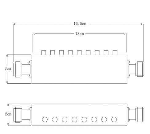 5 واط N-KK N أنثى إلى مخفف الخطوة المحورية 0-60dB DC-3 جيجا هرتز 50Ω RF موصل متغير in Kuwait