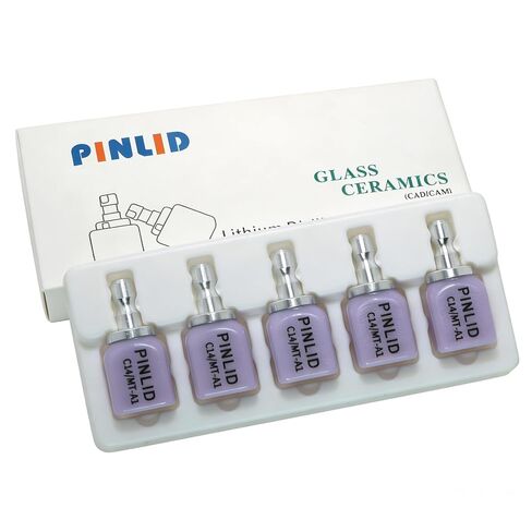 5Pcs/Box C14 Medium Translucency(MT) Lithium disilicate Blocks for CAD/CAM CEREC & inLab Compatible IPS E.Max CAD Block (MT-Shade:A3) in Saudi Arabia