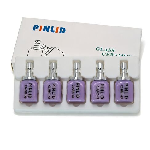 5Pcs/Box C14 Medium Translucency(MT) Lithium disilicate Blocks for CAD/CAM CEREC & inLab Compatible IPS E.Max CAD Block (MT-Shade:A3) in Saudi Arabia