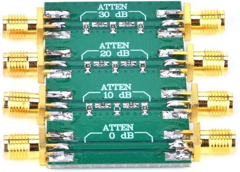 Socobeta SMA Double Female RF Attenuator DC-4.0GHz 50 10dB 20dB 30dB for Signal Adjustment Impedance Matching in Kuwait