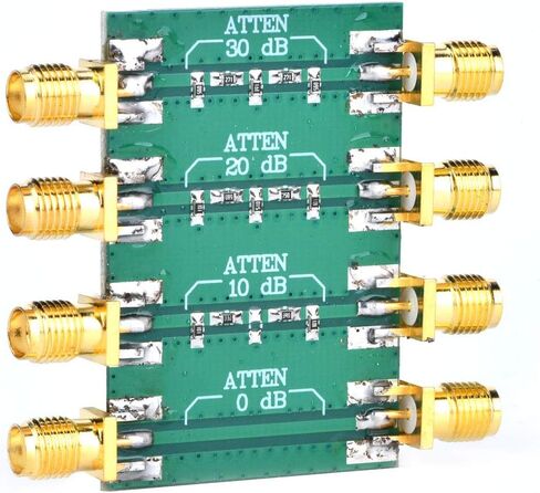 Socobeta SMA Double Female RF Attenuator DC-4.0GHz 50 10dB 20dB 30dB for Signal Adjustment Impedance Matching in Kuwait