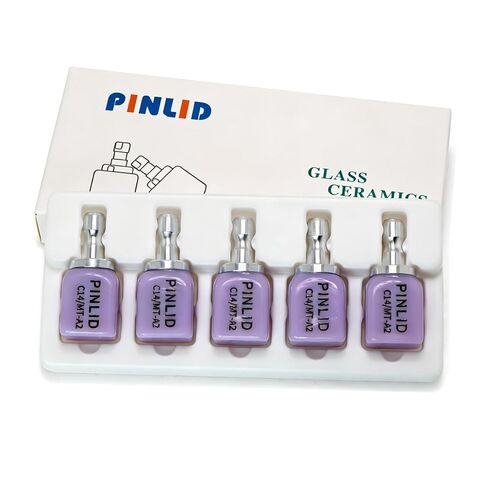 5Pcs/Box C14 Medium Translucency(MT) Lithium disilicate Blocks for CAD/CAM CEREC & inLab Compatible IPS E.Max CAD Block (MT-Shade:A3) in Saudi Arabia