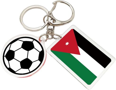 سلسلة مفاتيح لمشجعي كأس العالم لكرة القدم 2026 - سلسلة مفاتيح علم كأس العالم 2026، هدية وتذكار لمشجعي كرة القدم (قطعتان) in Kuwait