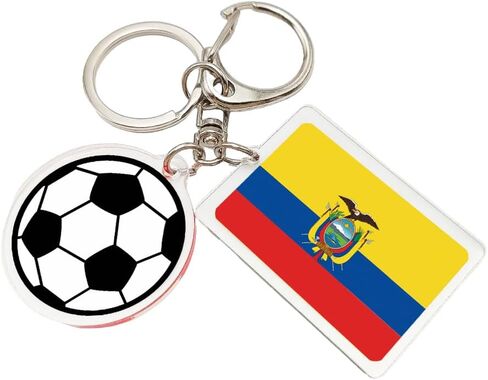 سلسلة مفاتيح لمشجعي كأس العالم لكرة القدم 2026 - سلسلة مفاتيح علم كأس العالم 2026، هدية وتذكار لمشجعي كرة القدم (قطعتان) in Kuwait
