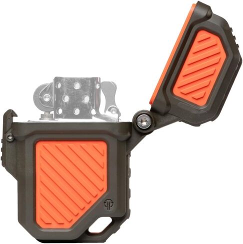 درع أخف Thyrm PyroVault 2.0 متوافق مع إدراجات Zippo، للحماية، وتبخر أقل، والاحتفاظ، صنع في الولايات المتحدة الأمريكية (حضري (رمادي حضري داكن + أسود)) in Kuwait