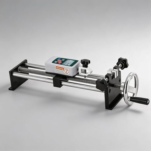 500N Digital Force Gauge & Manual Test Stand Kit, Push Pull Gauge with N/Lb/Kg/Oz Units, 250mm/9.8 inches Stroke Test Stand with 1 Pcs Test Clamp for Tension Tests in Lab, School, Industry in Kuwait
