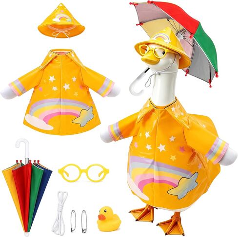 ملابس SIQUK Porch Goose تناسب تمثال الأوز مقاس 23 بوصة in Kuwait