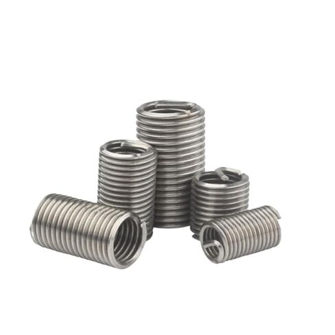 10pcs M4*0.5 * 1D~3D 304 Stainless Steel Wire Thread Insert Sleeve Bushing Screw Coil Repair Nut - Industrial Fasteners(2D) in Saudi Arabia