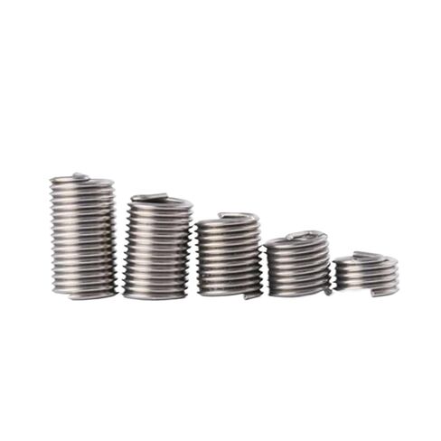10pcs M4*0.5 * 1D~3D 304 Stainless Steel Wire Thread Insert Sleeve Bushing Screw Coil Repair Nut - Industrial Fasteners(2D) in Saudi Arabia