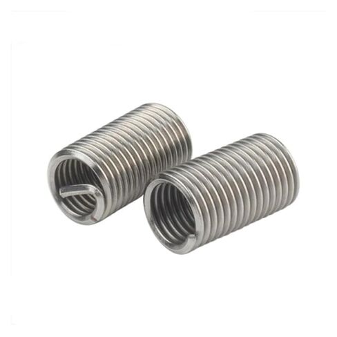 10pcs M4*0.5 * 1D~3D 304 Stainless Steel Wire Thread Insert Sleeve Bushing Screw Coil Repair Nut - Industrial Fasteners(2D) in Saudi Arabia