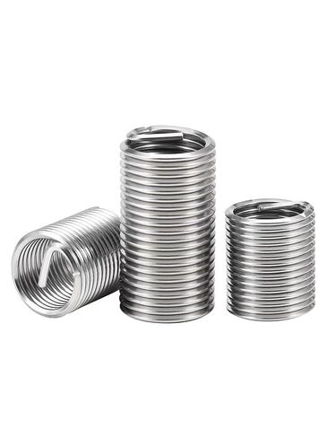 2pcs M30*1.5/3.5 * 1D~3D 304 Stainless Steel Wire Thread Insert Sleeve Bushing Screw Coil Repair Nut - Industrial Fasteners(M30x3.5x2D) in Saudi Arabia