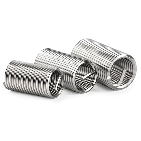 2pcs M20*1.5/2 * 1D~3D 304 Stainless Steel Wire Thread Insert Sleeve Bushing Screw Coil Repair Nut - Industrial Fasteners(M20x1.5x3D) in Kuwait