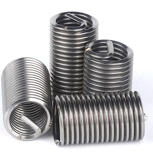 2pcs M20*1.5/2 * 1D~3D 304 Stainless Steel Wire Thread Insert Sleeve Bushing Screw Coil Repair Nut - Industrial Fasteners(M20x1.5x3D) in Saudi Arabia