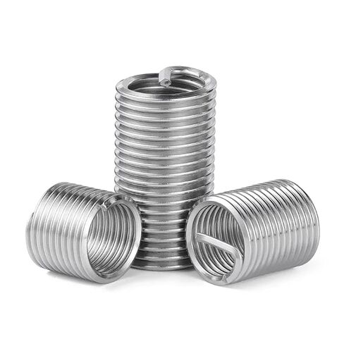 2pcs M20*1.5/2 * 1D~3D 304 Stainless Steel Wire Thread Insert Sleeve Bushing Screw Coil Repair Nut - Industrial Fasteners(M20x1.5x3D) in Saudi Arabia