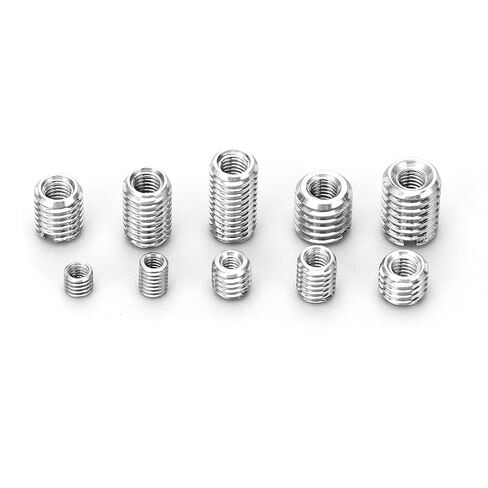Thread Repair Insert,55Pcs Nut Threaded M2 .5 M3 Stainless Steel Fastener Assortment, Kit with Storage Box for Aviation Automobile Electronics and Machinery in Kuwait