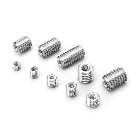 Thread Repair Insert,55Pcs Nut Threaded M2 .5 M3 Stainless Steel Fastener Assortment, Kit with Storage Box for Aviation Automobile Electronics and Machinery in Kuwait