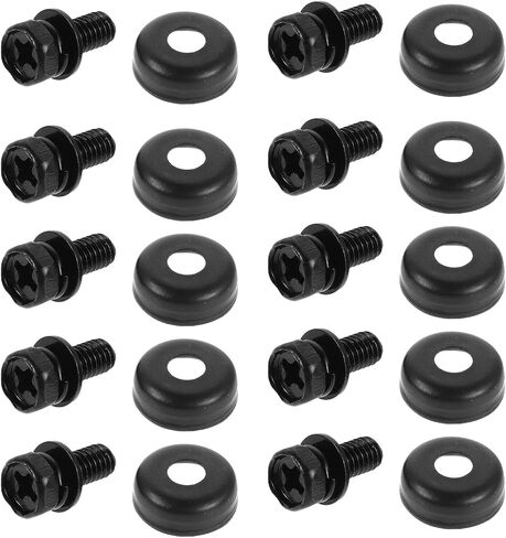 STOBAZA 24 Pairs M4x13mm Drum Lug Screws with Washer for Snare Drum Lug Replacement Metal Mounting Hardware with Precise Fit and Reliable Tuning Stability in Kuwait