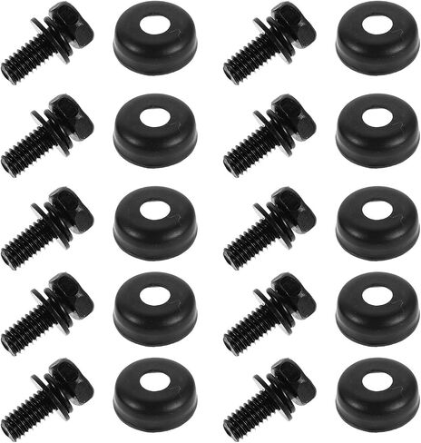 24 زوجًا من مسامير العروة الطبلية M4x13mm مع مسامير معدنية للغسالة، تركيب دقيق، إصلاح متانة معززة in Kuwait
