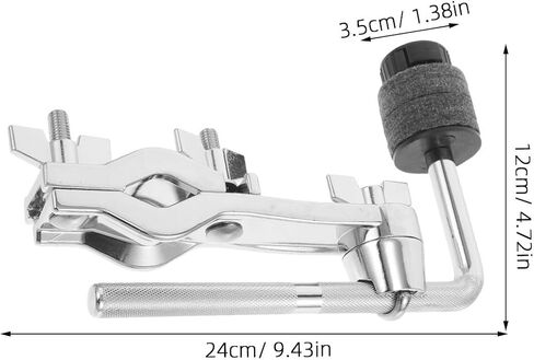Alipis Silver Metal Cymbal Boom Arm with Clamp for Drum Set, Easy Installation and Enhanced Sound Transmission, Adjustable Mounting Bracket for Cymbals, for Performances and Practice in Kuwait