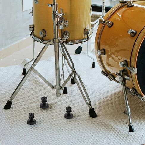 Toddmomy 24 Pairs Drum Lug Screws M4x13mm Metal Snare Drum Parts with Washer for Reliable Tuning Stability and Enhanced Durability in Kuwait
