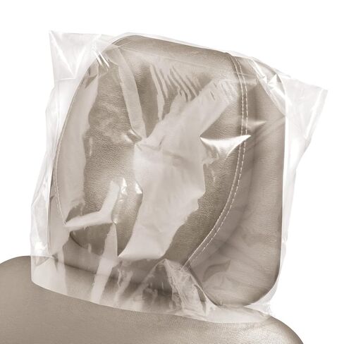 Pinnacle Products 3514 Dental Chair Headrest Covers Plastic 14 X 9.5 250/Bx in Saudi Arabia