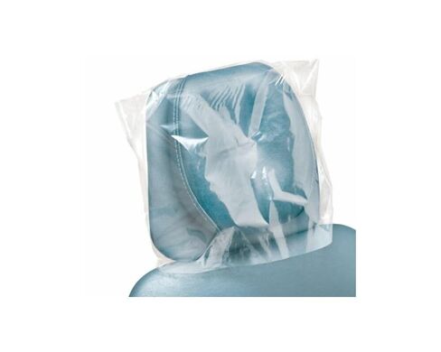 Pinnacle Products 3514 Dental Chair Headrest Covers Plastic 14 X 9.5 250/Bx in Saudi Arabia