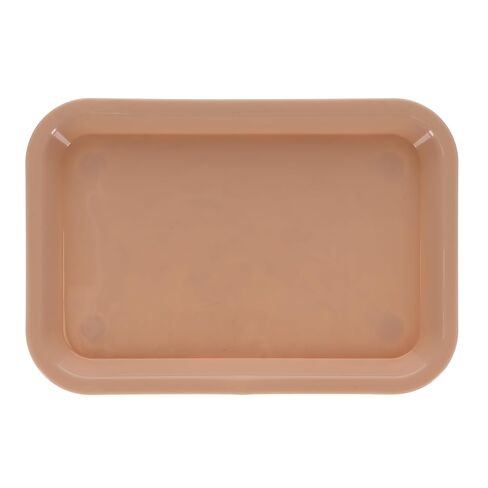 108159 HSB Flat Tray #F Mini Pastel Sand Plastic 9-5/8 X 6-5/8 X 7/8 in Kuwait