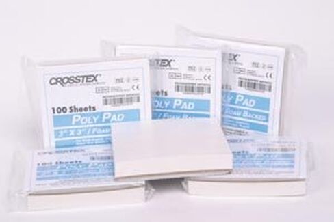 Crosstex KPAD33 Poly Coated Mixing Pad, 3" x 3", White (Pack of 6) in Kuwait