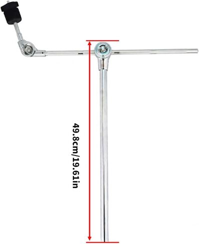 Drum Cymbals Clamp Mount Extension Arm Compatibility Cymbals Stand Accessory Rotating Clamp Suitable for Drum Set Part Adjustable Boom Arm in Saudi Arabia