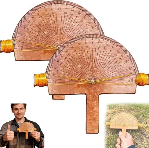 Precision Angle Finder, Handcrafted Birch Wood Degree Tool for Accurate Measurements in Kuwait