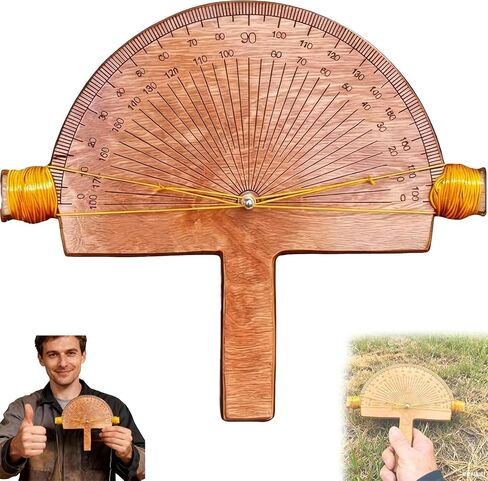 Precision Angle Finder, Handcrafted Birch Wood Degree Tool for Accurate Measurements in Kuwait