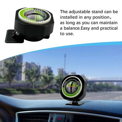 مقياس ميل السيارة، مقياس الميل الرقمي للسيارات مع مؤشر LED، أداة موازنة التدرج، مؤشر قياس مستوى الميل، مقياس ميل زاوية متعدد الوظائف للمركبات على الطرق الوعرة، السفر ذاتي القيادة، القارب in Kuwait