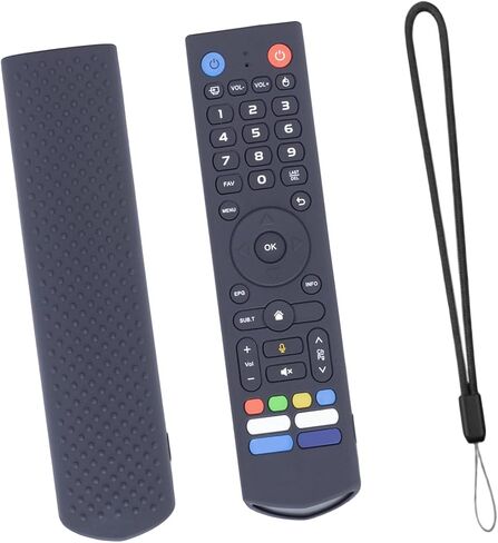 Flexible Silicone Cover for VSEEBOX /V5/V7Pro Remote Case Providing Full Protections and Smooth Operate Easy Access Case in Kuwait