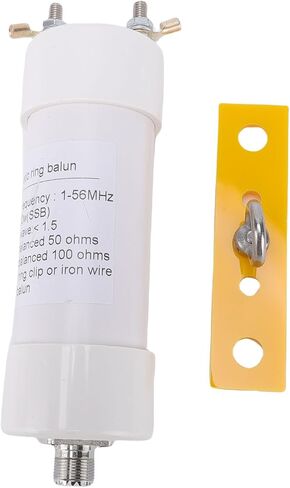 Cuifati Shortwave Antenna Balun 1:2 Impedance Transformer 50 to 100 Ohms, 200W HF Antenna Matching Converter for QUARDantennas, Weather Proof with Bracket in Kuwait