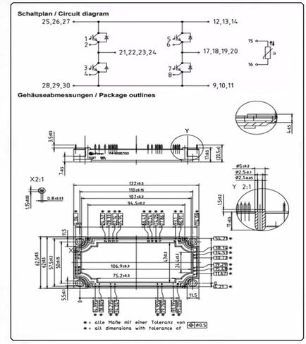 F4-200R17N3E4 Power Module 200A1700V in Kuwait
