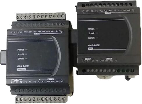 1 قطعة DVP04PT-E2 DVP04TC-E2 DVP04AD-E2 DVP04DA-E2 DVP02DA-E2 DVP06XA-E2 ES2 سلسلة وحدة التوسع التناظرية (DVP04PT-E2) in Kuwait