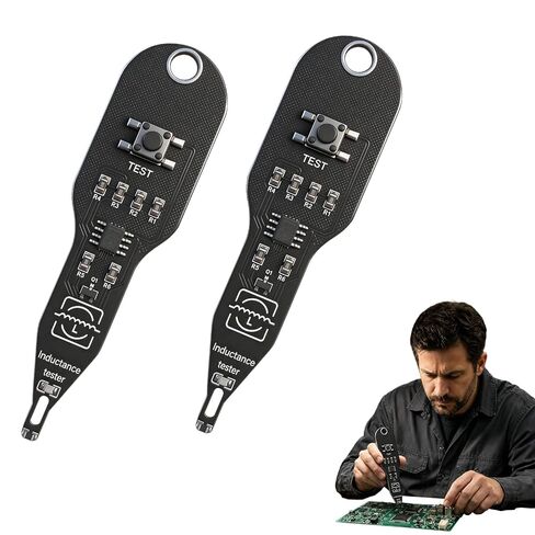 2Pcs Inductance Tester, Electronic Circuit Board Tester, Detectors Inductance Testers Motherboards Coils Testers for Quick Fault Detection in Kuwait