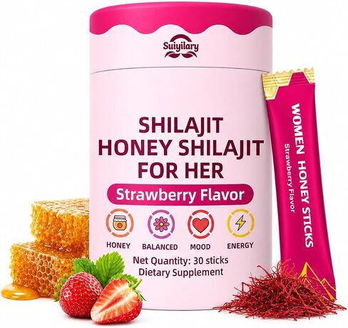 Suiyilary Shilajit Resin Rich, 100% Shilajit Supplement, 85+ Trace Minerals, 600mg Maximum Potency Gold Grade Himalayan Pure Shiljait for Energy, Immune Support, 50 Grams in Saudi Arabia