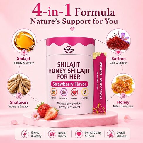 Suiyilary Shilajit Resin Rich, 100% Shilajit Supplement, 85+ Trace Minerals, 600mg Maximum Potency Gold Grade Himalayan Pure Shiljait for Energy, Immune Support, 50 Grams in Saudi Arabia