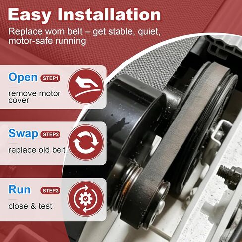 2-Pcs 255589 8PJ556 Treadmill Belt Compatible with NordicTrack, Compatible with 500s - 21.89"x0.75" Traction Drive Belt Replacement in Kuwait