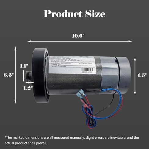 318100 M-405560 413000 Treadmill Motor Replacement with Flywheel, 3.0 HP 130VDC 2238W Drive Motor Fits NordicTrack C 990, C 900 i, C 950i, EXP 7i, Fits ProForm Performance 800i, Power 795 in Kuwait