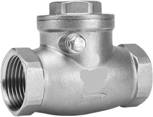 316L Stainless Steel Threaded Check Valve H14W-16P - Durable Horizontal Swing devise l,1pcs(1-1/4inch) in Saudi Arabia